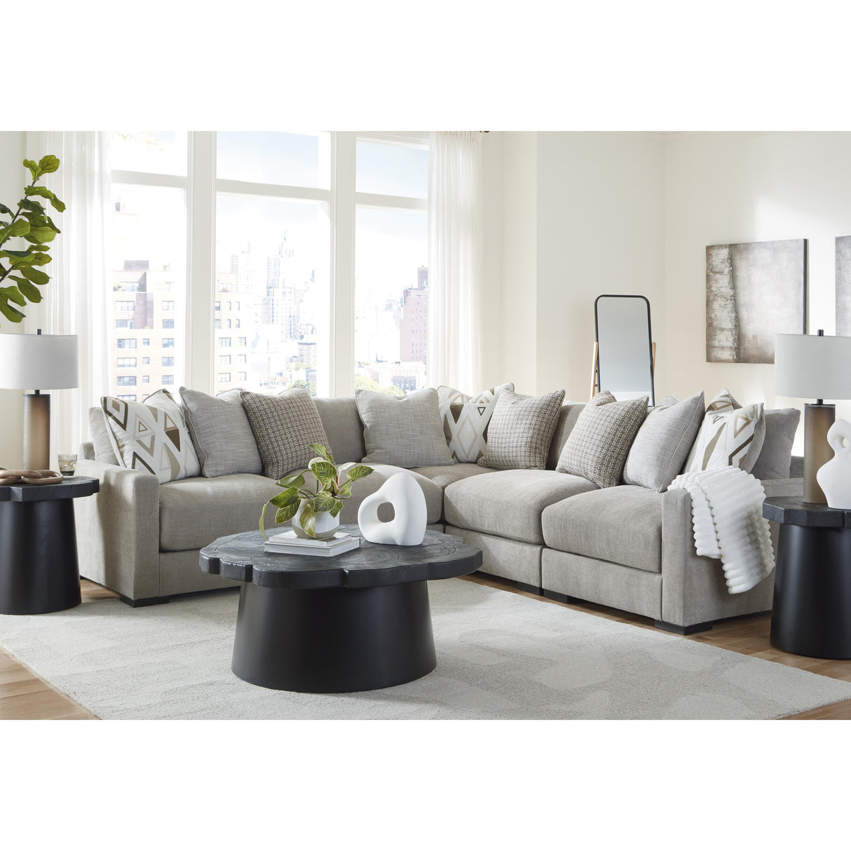 Benchcraft Aslan Court 20305S6 5 pc Sectional IMAGE 3