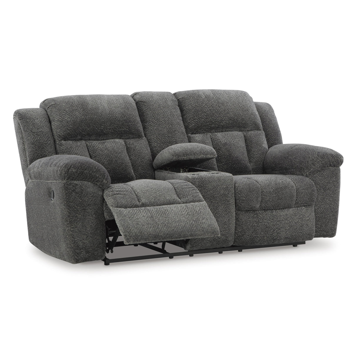 Signature Design by Ashley Frohn 3740694 Double Reclining Loveseat with Console IMAGE 2
