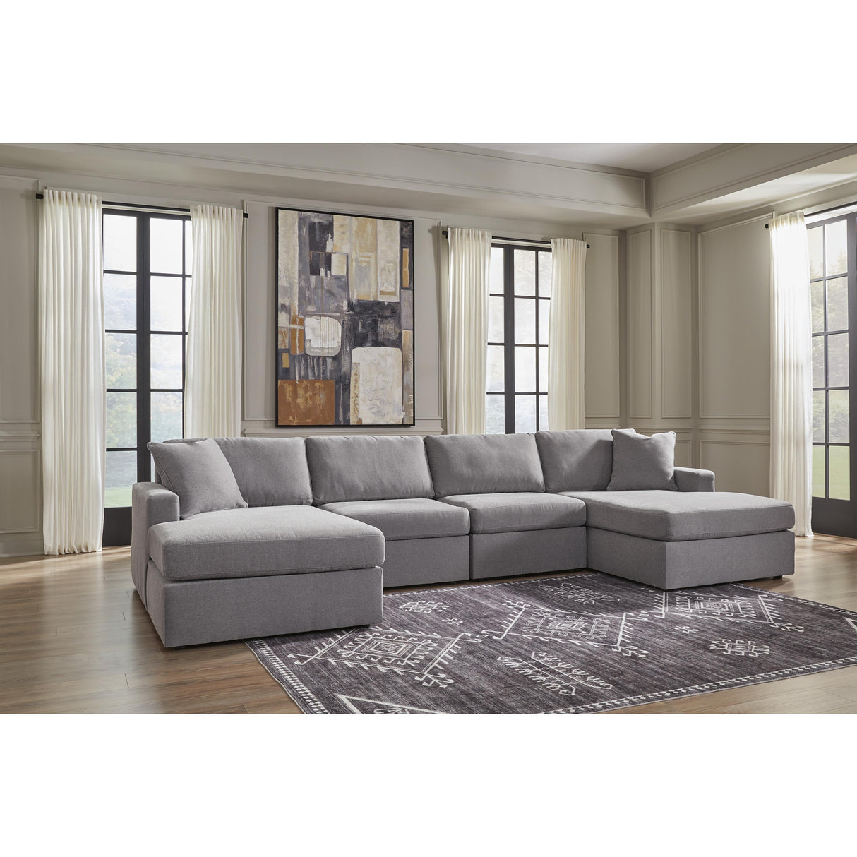 Signature Design by Ashley Modmax 92104S19 4 pc Pit Sectional IMAGE 5