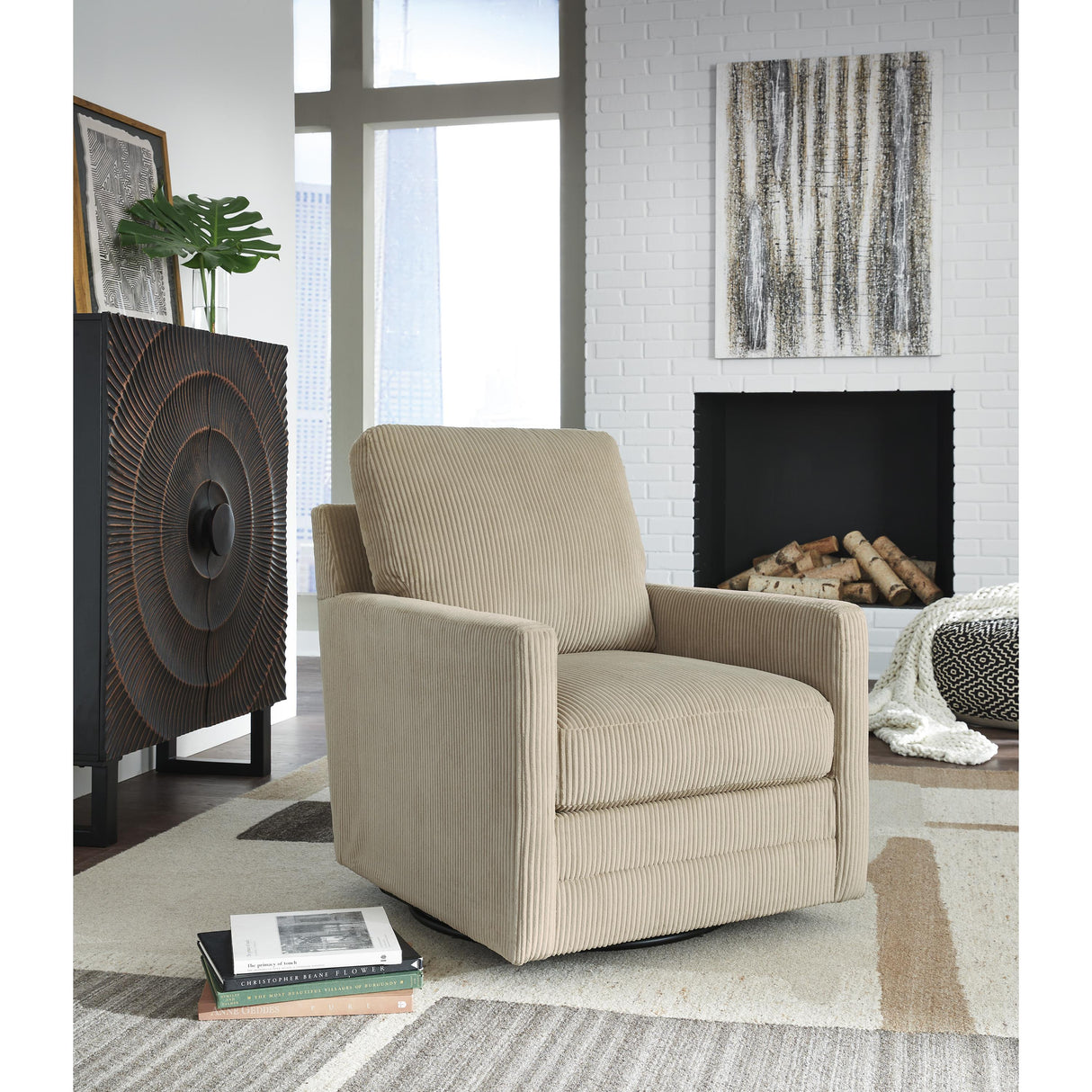 Signature Design by Ashley Icaman A3000728 Swivel Accent Chair IMAGE 5