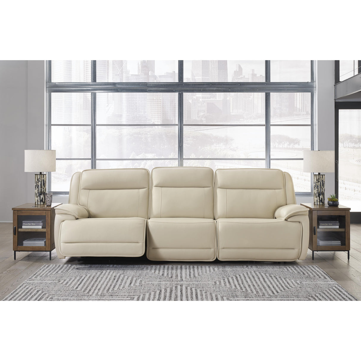 Signature Design by Ashley Double Deal U13001S5 3 pc Power Reclining Sofa Sectional IMAGE 2