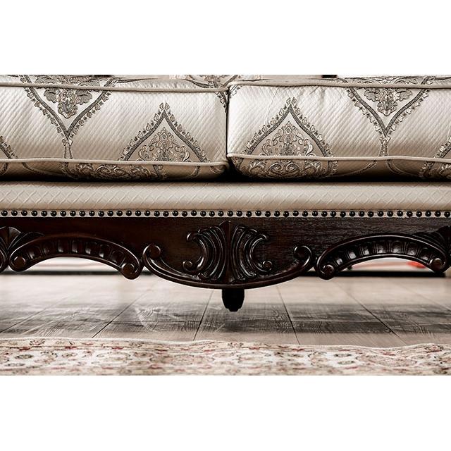 Furniture of America Veracruz FM65002BG-CH Loveseat IMAGE 7