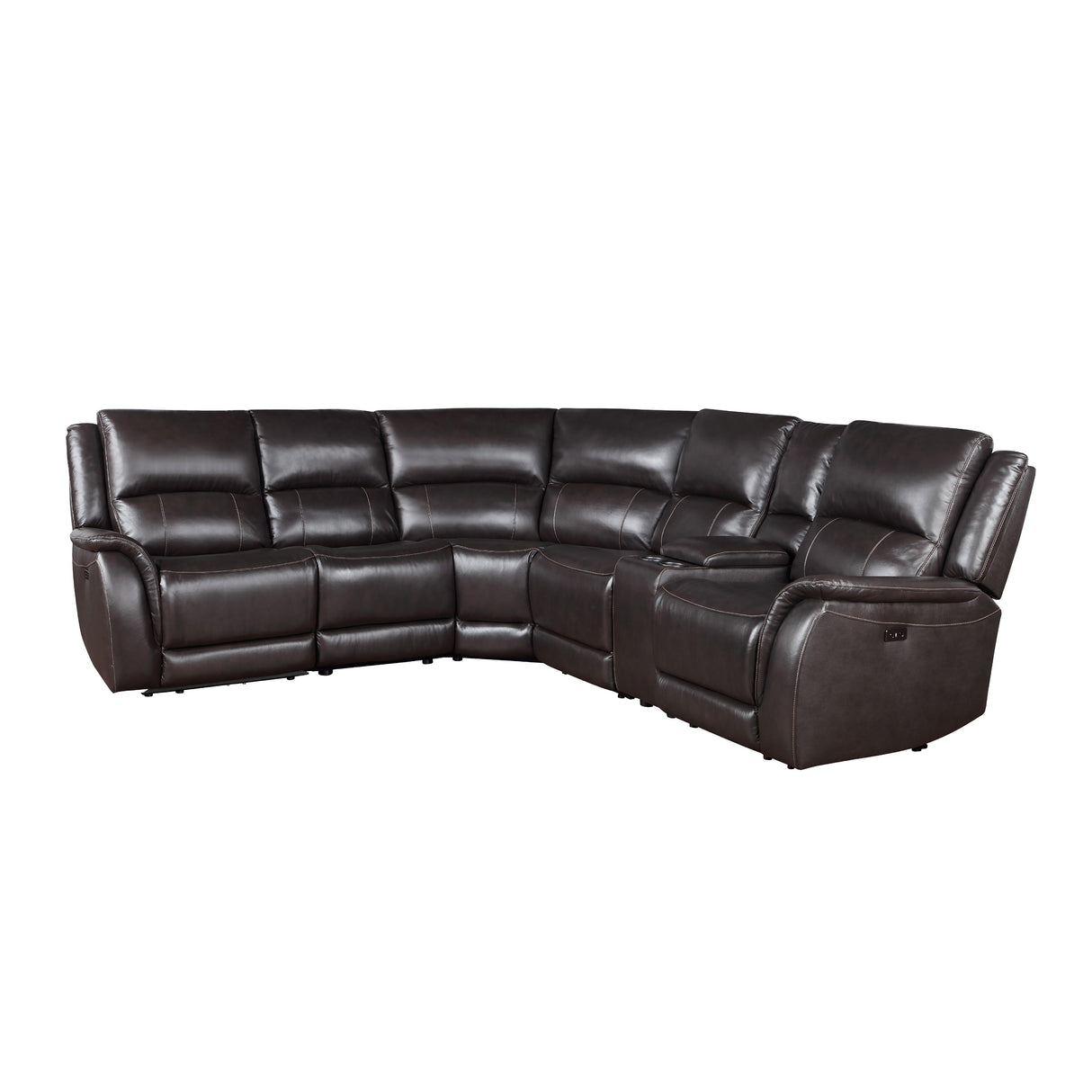 Steve Silver Furniture Alexandria ALX70629G Leather 6 pc Power Sectional IMAGE 1