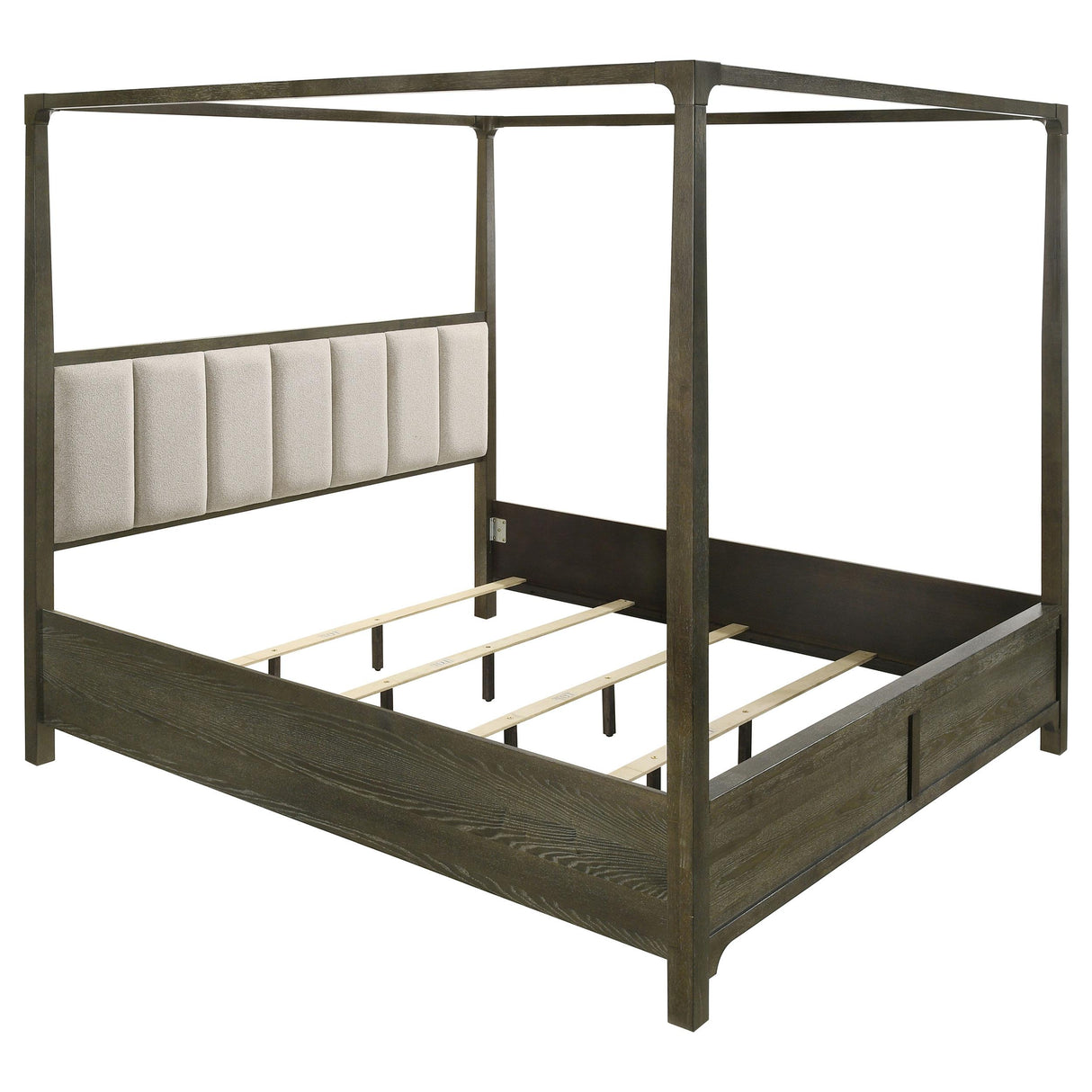 Coaster Furniture Gran Park 224931KW California King Four Poster Canopy Bed - Dark Cocoa IMAGE 3