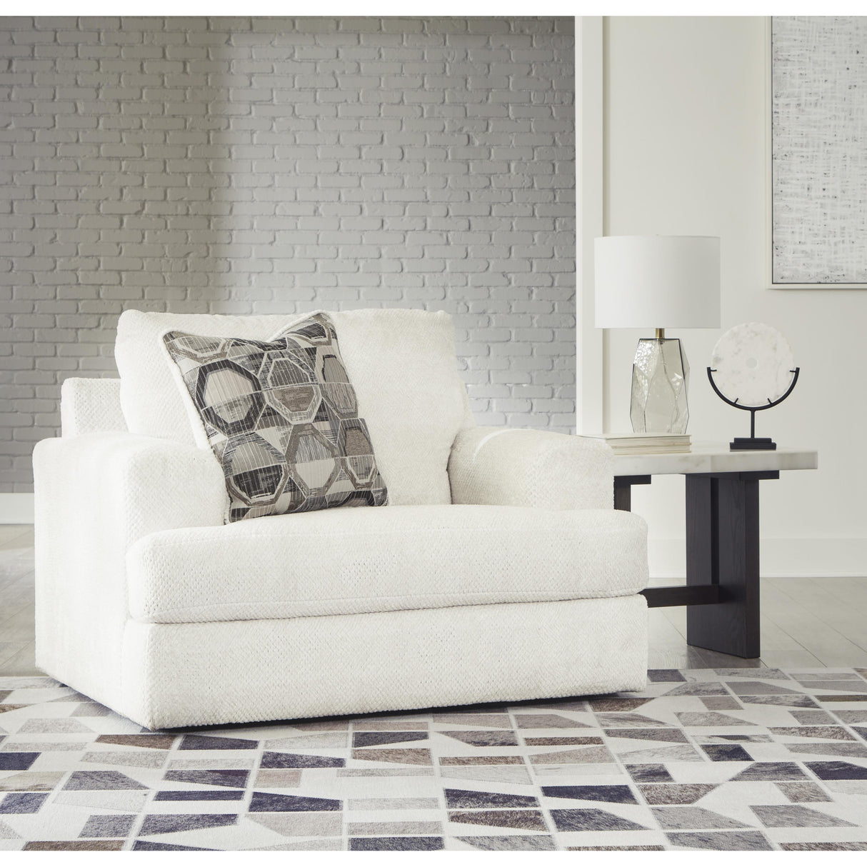 Signature Design by Ashley Karinne 31403U3 Oversized Chair and Ottoman IMAGE 2