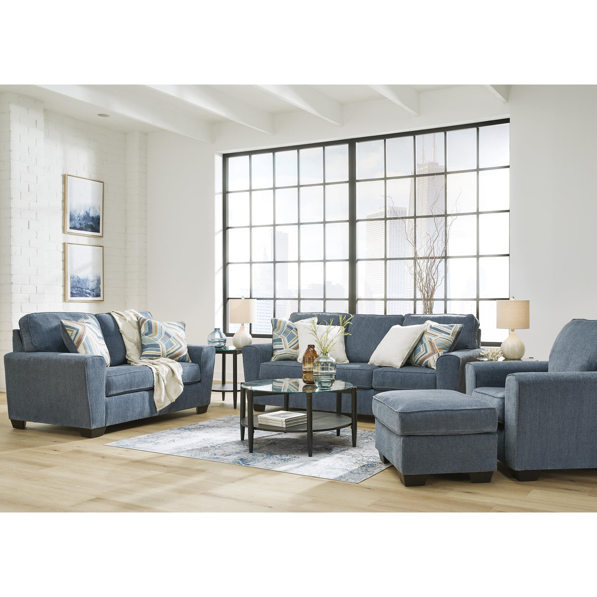 Signature Design by Ashley Cashton 40605U2 Chair and Ottoman IMAGE 4
