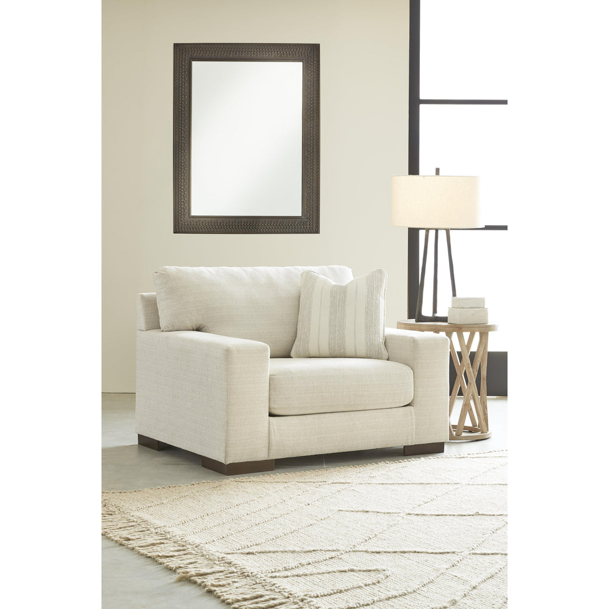 Signature Design by Ashley Maggie 52003U6 Oversized Chair and Ottoman IMAGE 2