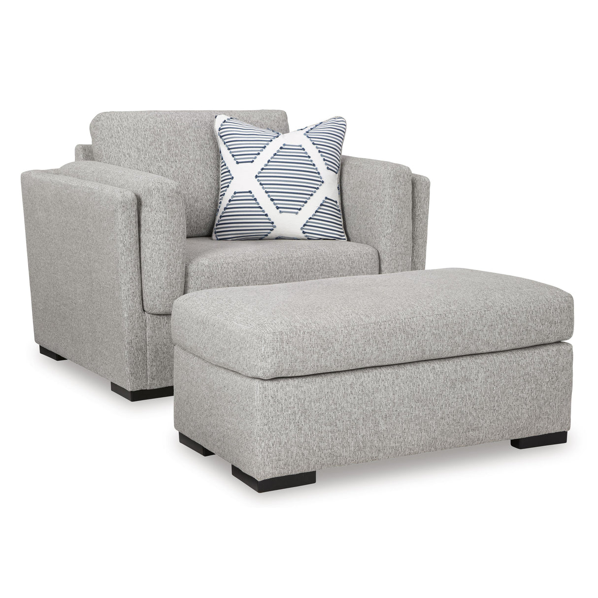 Benchcraft Evansley 54503U1 Oversized Chair and Ottoman IMAGE 1