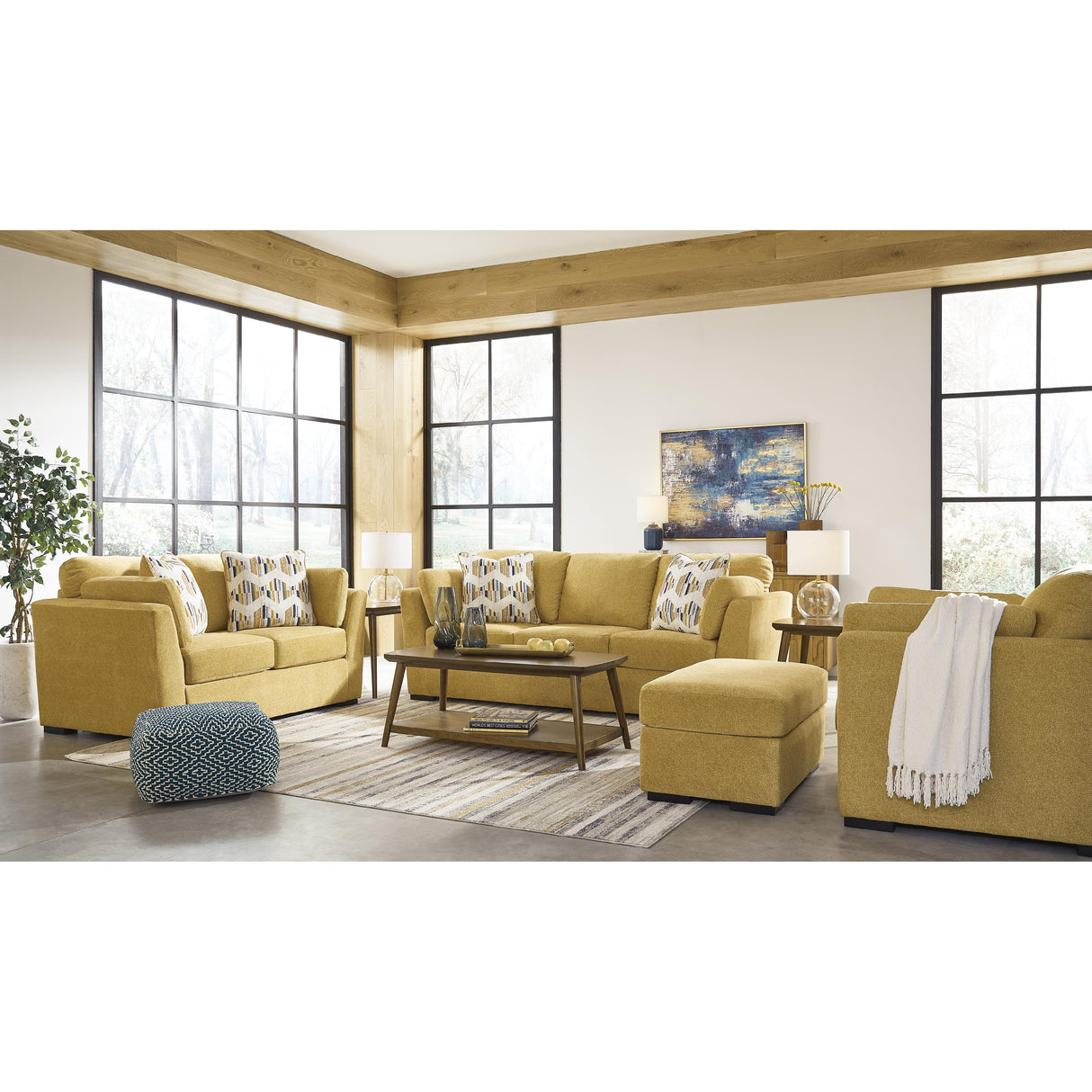 Signature Design by Ashley Keerwick 67506U2 Oversized Chair and Ottoman IMAGE 4