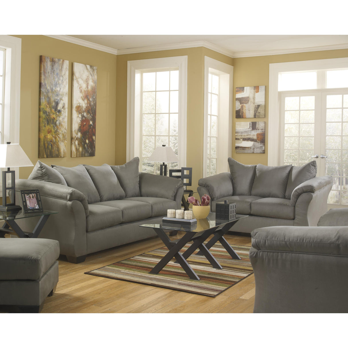 Signature Design by Ashley Darcy 75005U7 Chair and Ottoman IMAGE 3