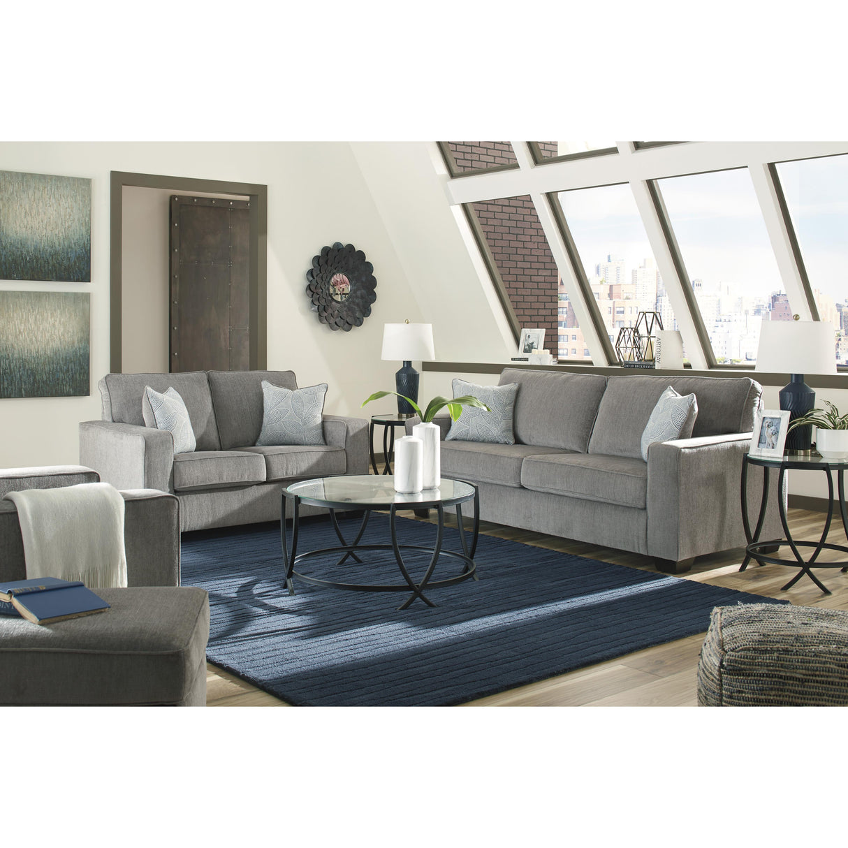 Signature Design by Ashley Altari 87214U4 Chair and Ottoman IMAGE 4