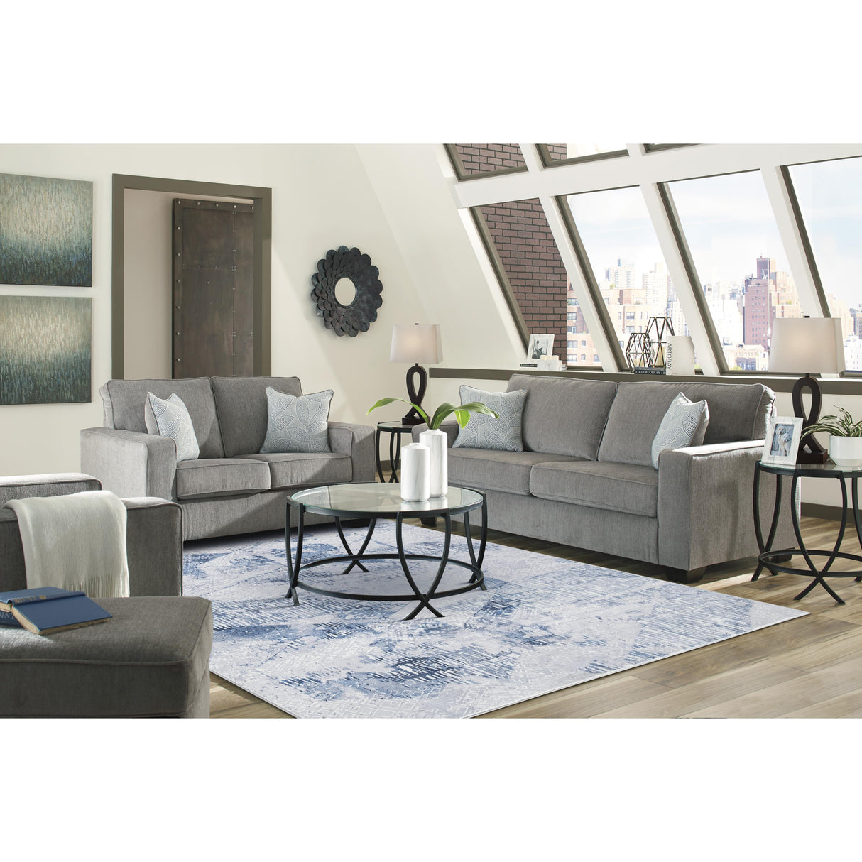 Signature Design by Ashley Altari 87214U4 Chair and Ottoman IMAGE 5