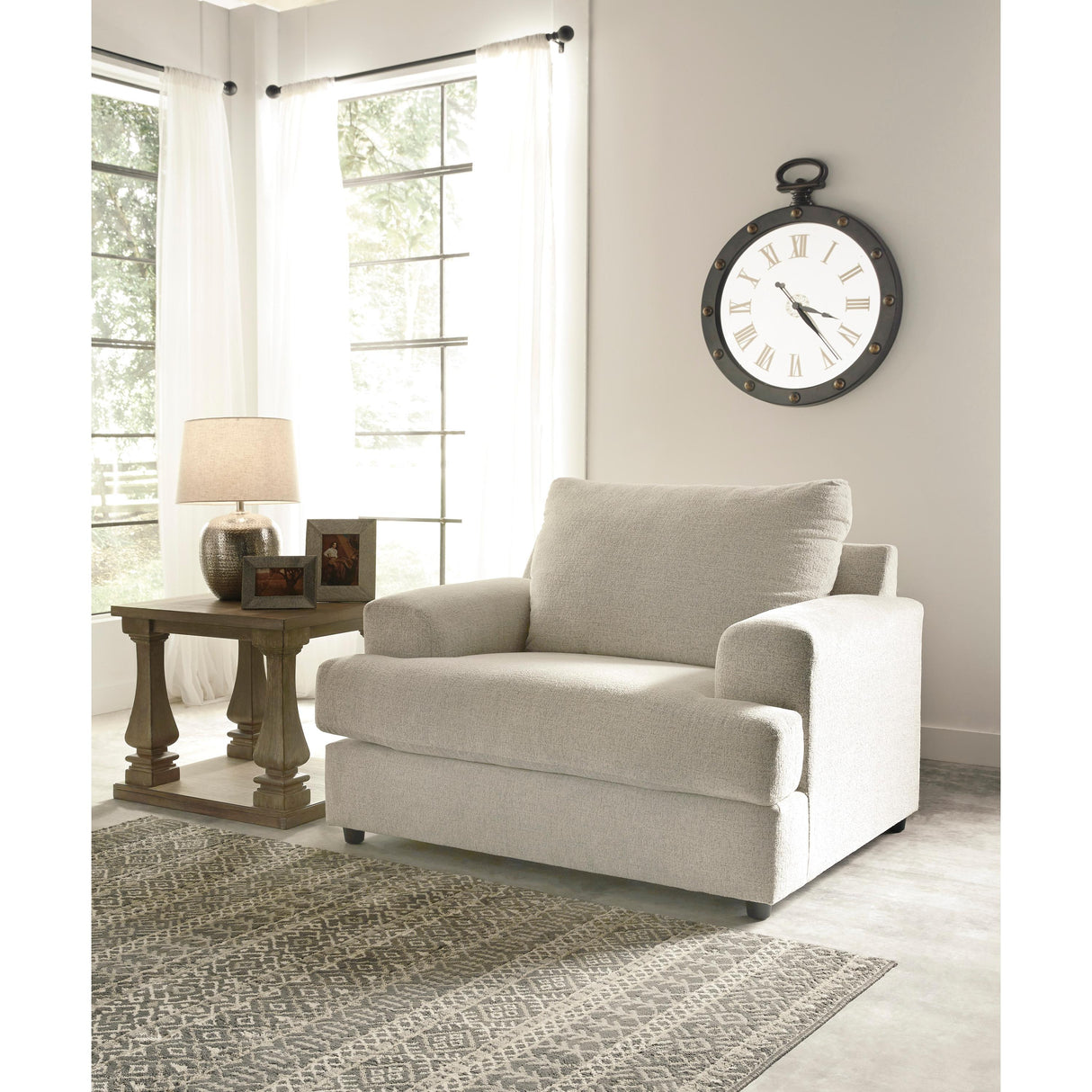 Signature Design by Ashley Soletren 95104U1 Chair and Ottoman IMAGE 2