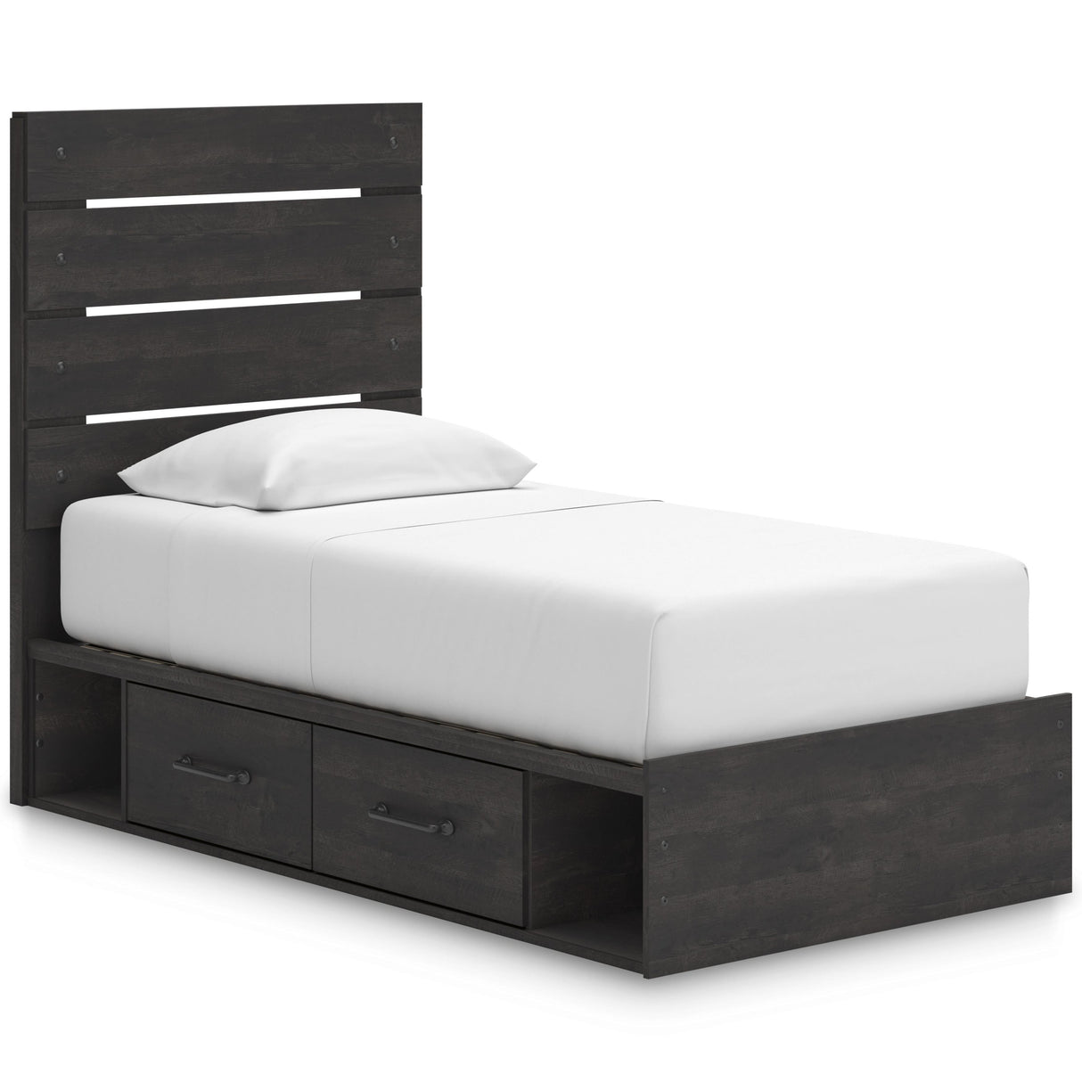 Signature Design by Ashley Hollivern PCB2108B18 Twin Panel Bed with Storage IMAGE 1