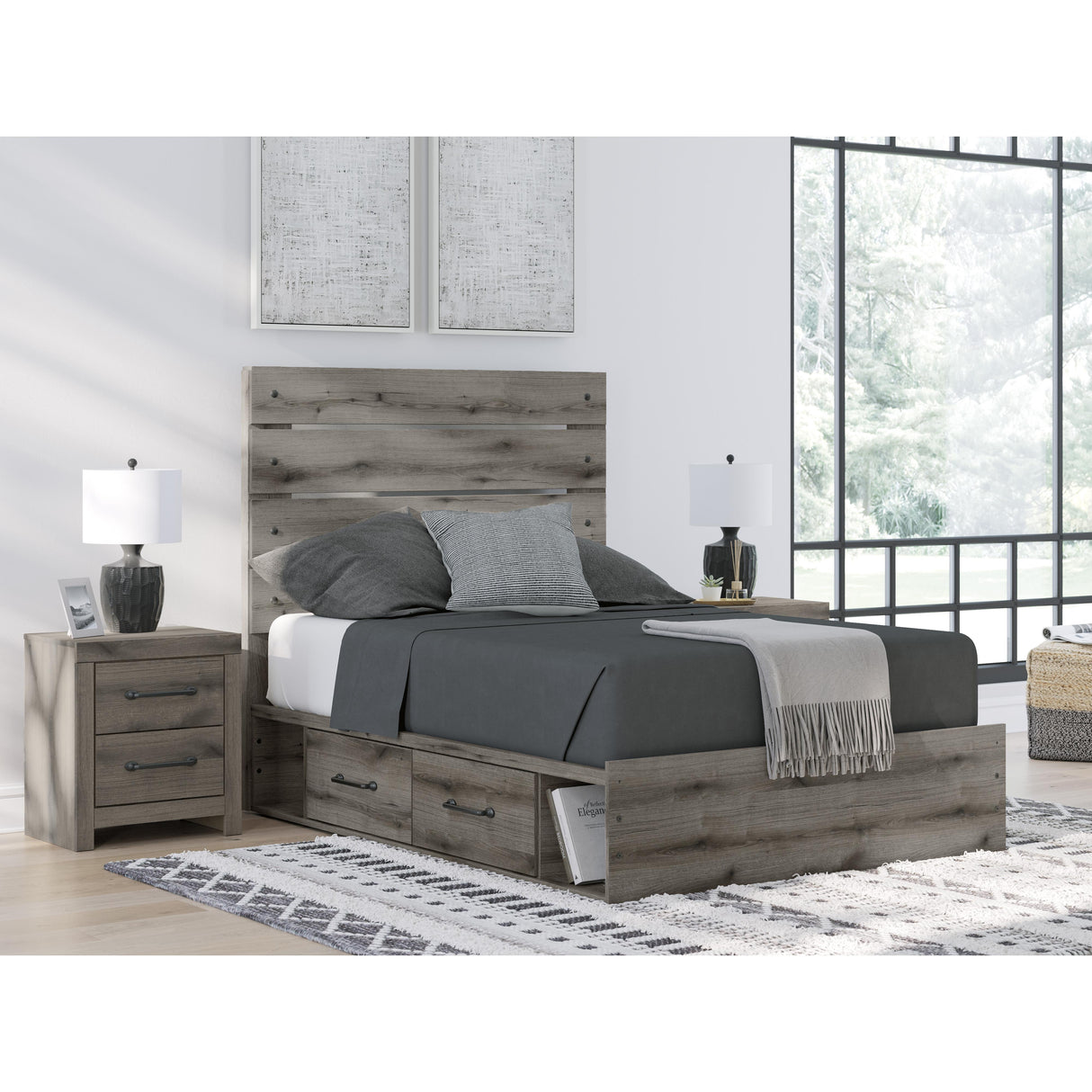 Signature Design by Ashley Graystorm PCB2405B16 Full Panel Storage Bed IMAGE 7
