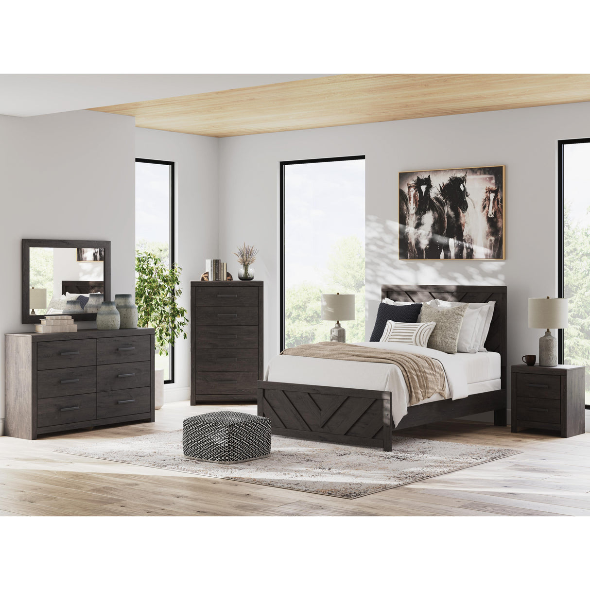 Signature Design by Ashley Prendonea B3789B1 Dresser and Mirror IMAGE 10