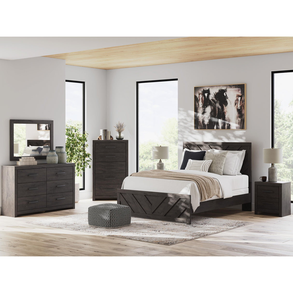 Signature Design by Ashley Prendonea B3789B4 Queen Panel Bed IMAGE 9