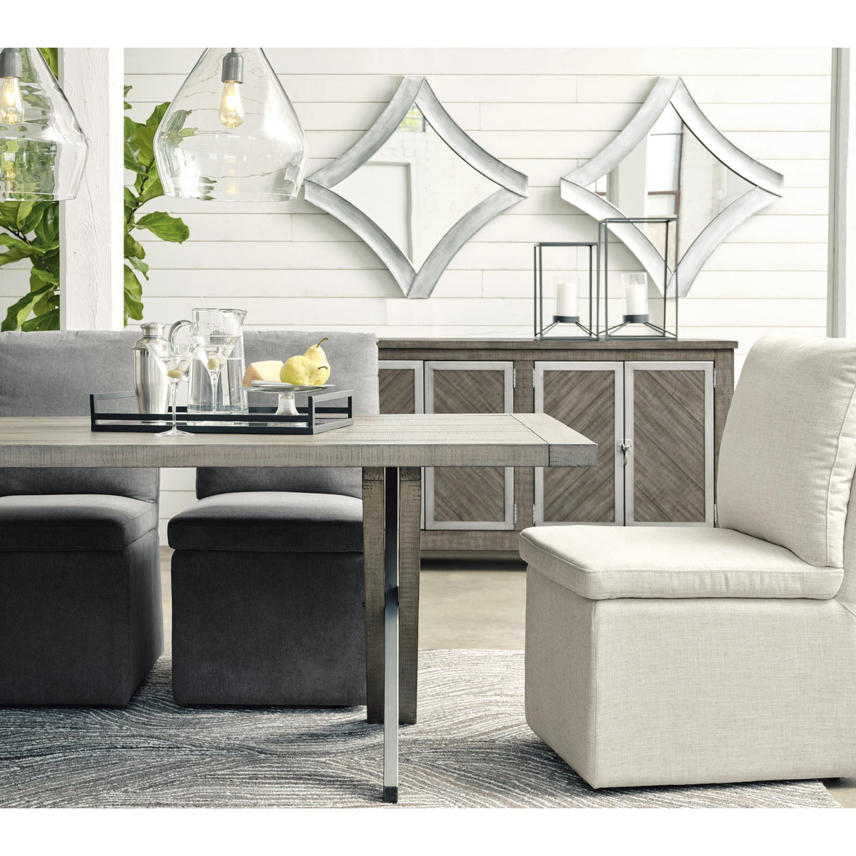 Millennium Krystanza D766-25 Rectangular Dining Room Table IMAGE 11
