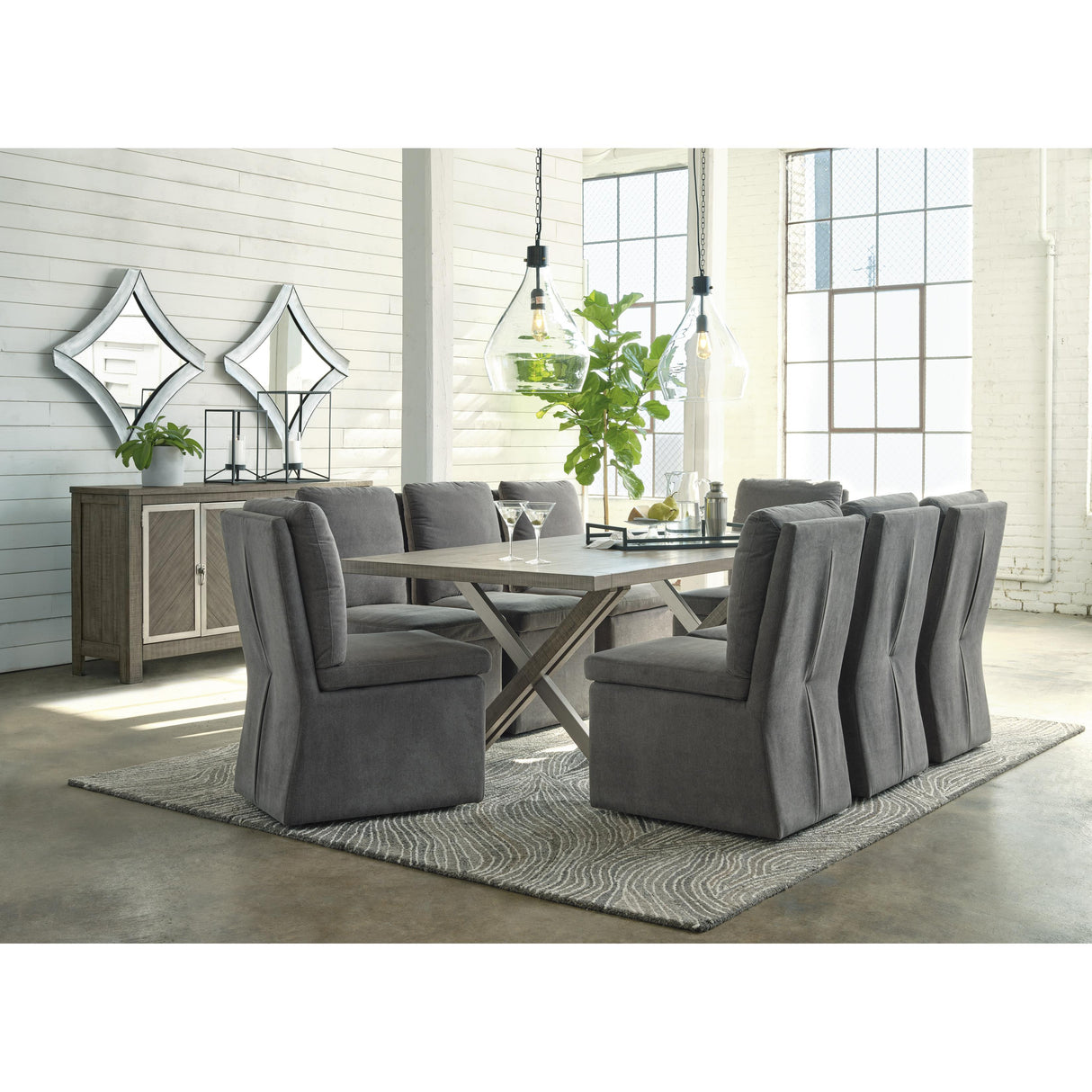 Millennium Krystanza D766-25 Rectangular Dining Room Table IMAGE 16