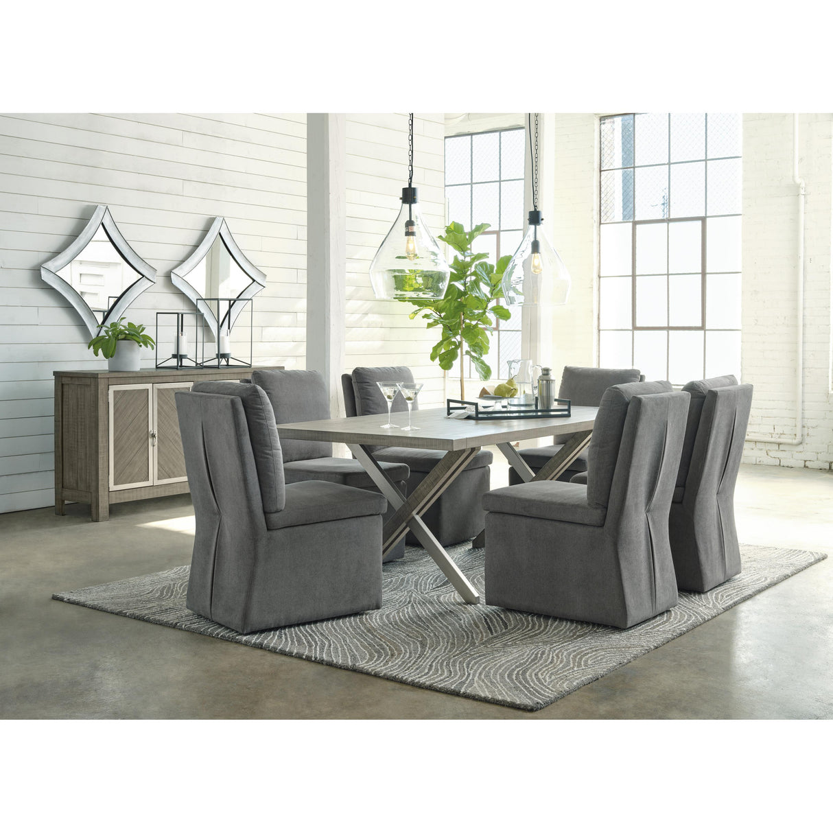 Millennium Krystanza D766-25 Rectangular Dining Room Table IMAGE 17
