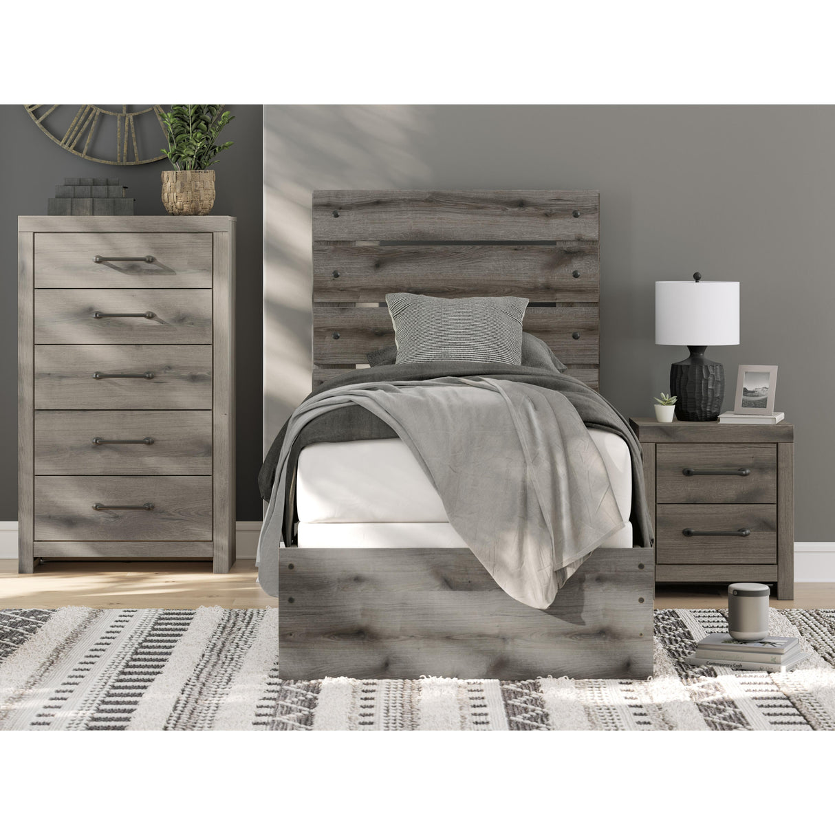 Signature Design by Ashley Graystorm PCB2405-92 Two Drawer Night Stand IMAGE 15