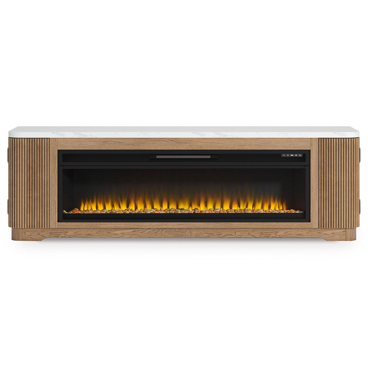 Signature Design by Ashley Camdill W808W1 80" TV Stand with Electric Fireplace IMAGE 6