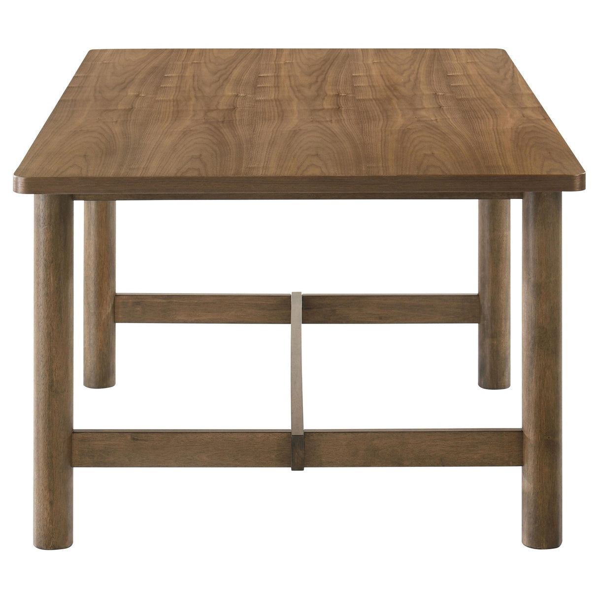 Coaster Furniture Crestmore 108571 71-inch Rectangular Wood Dining Table - Walnut IMAGE 4