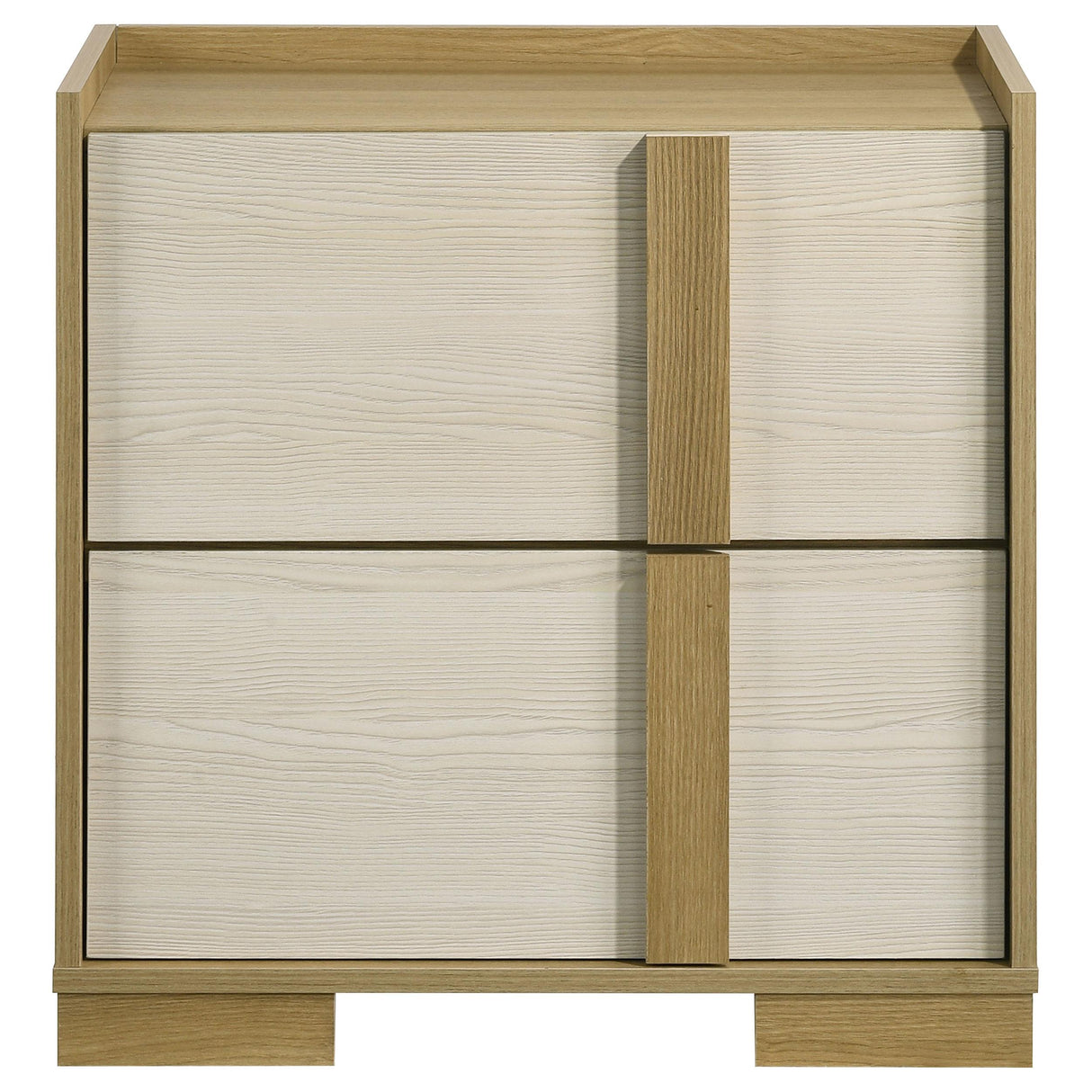 Coaster Furniture Hyland 215652 2-Drawer Nightstand Bedside Table - Natural IMAGE 3