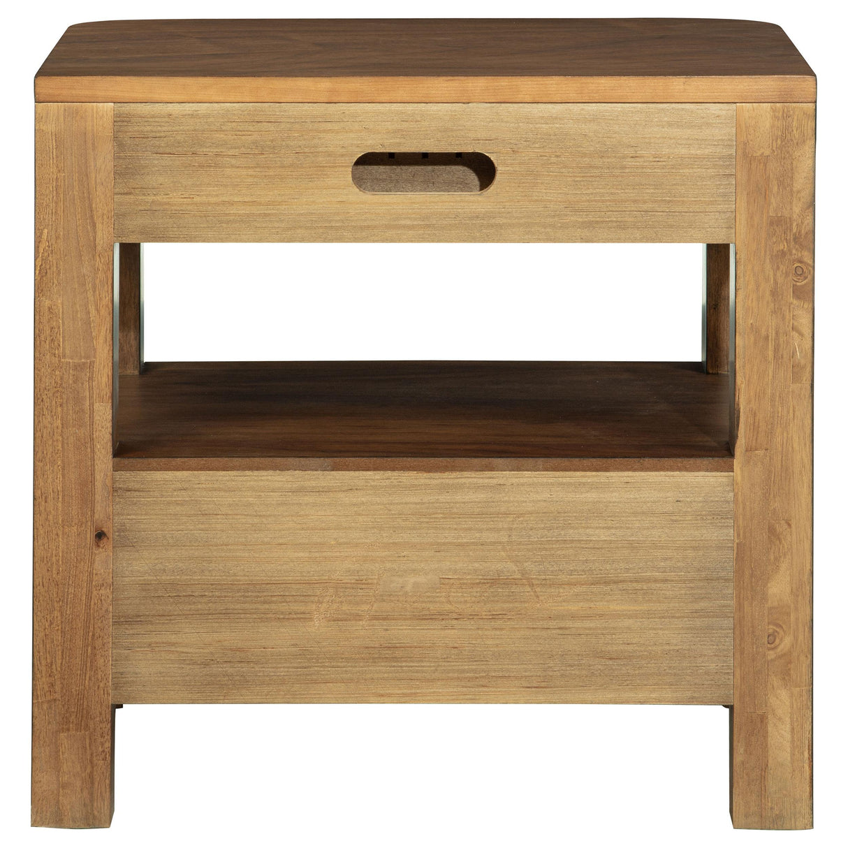 Coaster Furniture Maderia 223322 2-Drawer Nightstand Bedside Table - Walnut IMAGE 7