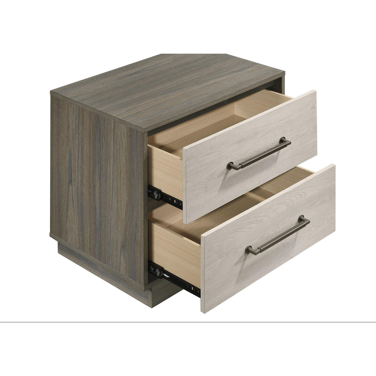 Coaster Furniture Fenwick 224982 2-Drawer Nightstand Bedside Table - Grey Oak IMAGE 10