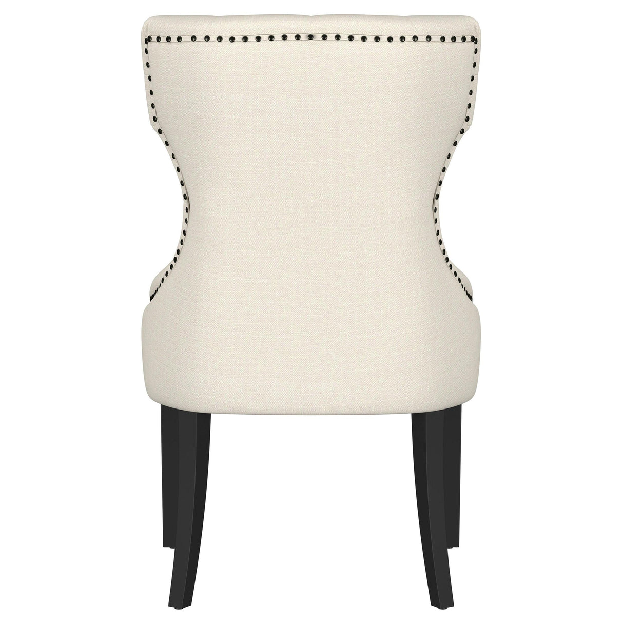 Coaster Furniture Baney 115572 Fabric Upholstered Dining Side Chair - Beige and Black IMAGE 7