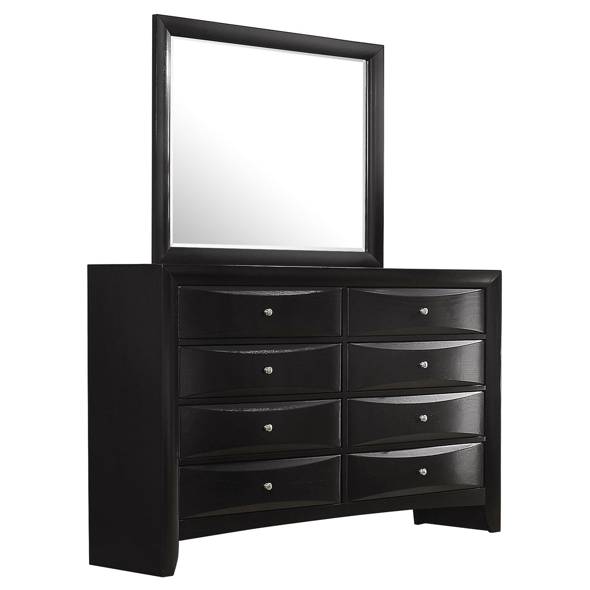 Coaster Furniture Briana 200703M 8-Drawer Dresser with Mirror - Black IMAGE 1