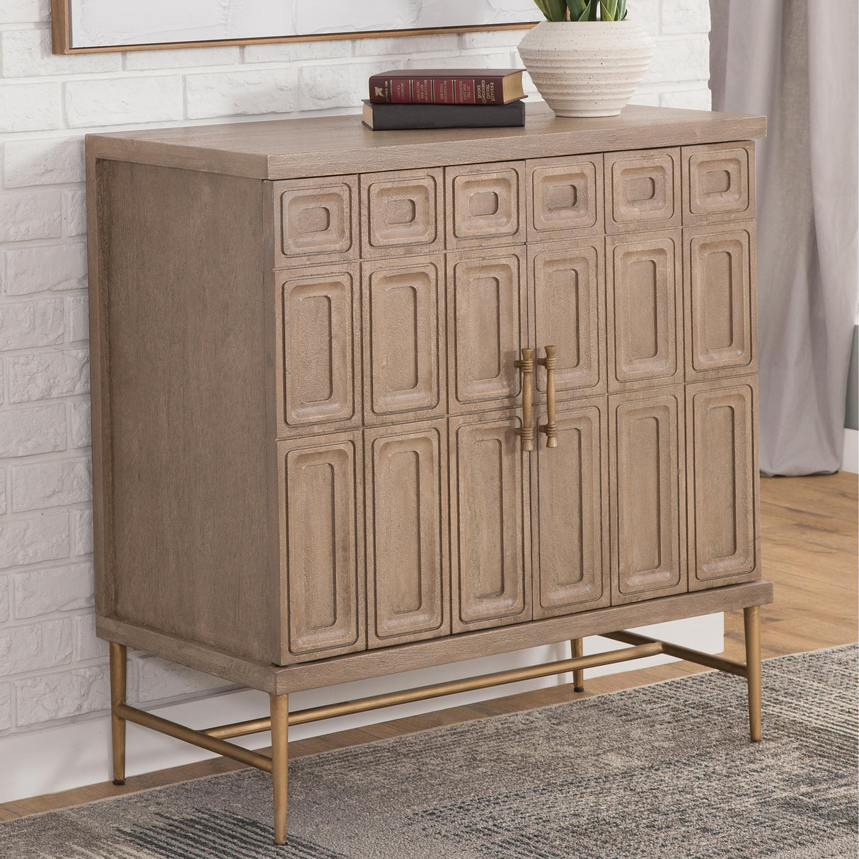 Steve Silver Furniture Arun AR200AC 2-Door Accent Cabinet IMAGE 5