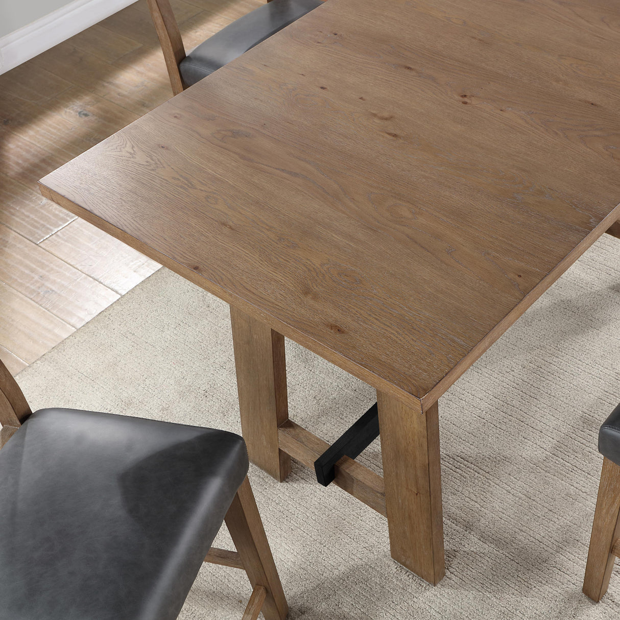 Steve Silver Furniture Aubrey ABR400NPT Brown Counter Table IMAGE 4