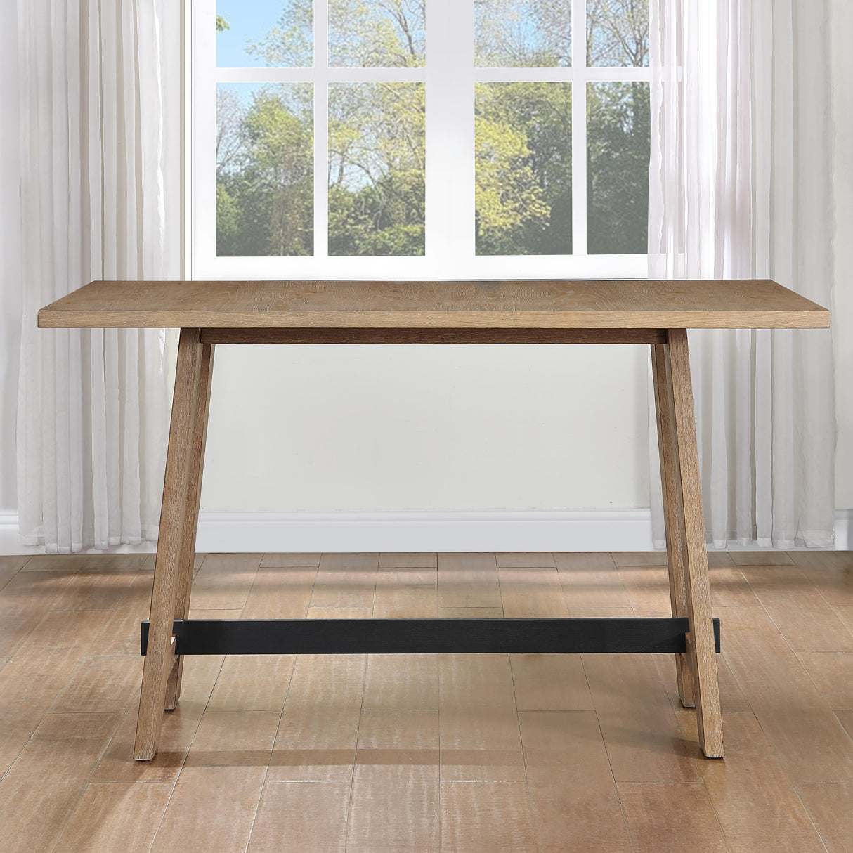 Steve Silver Furniture Aubrey ABR400NPT Brown Counter Table IMAGE 5