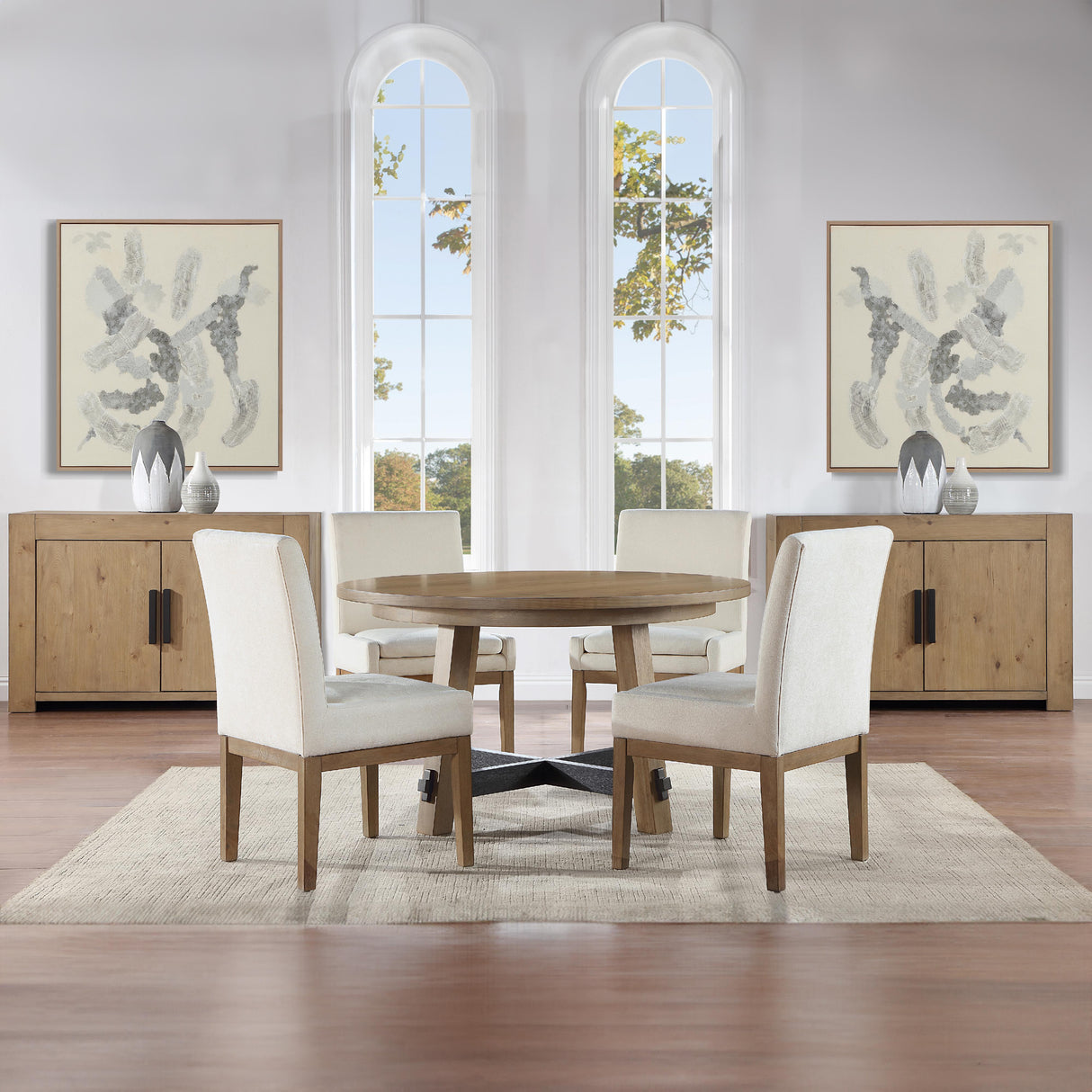 Steve Silver Furniture Aubrey ABR500NSV Brown Server IMAGE 7