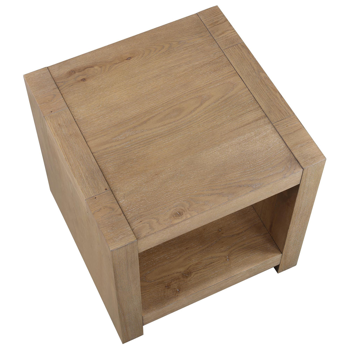 Steve Silver Furniture Aubrey AUB100NE Brown End Table IMAGE 3