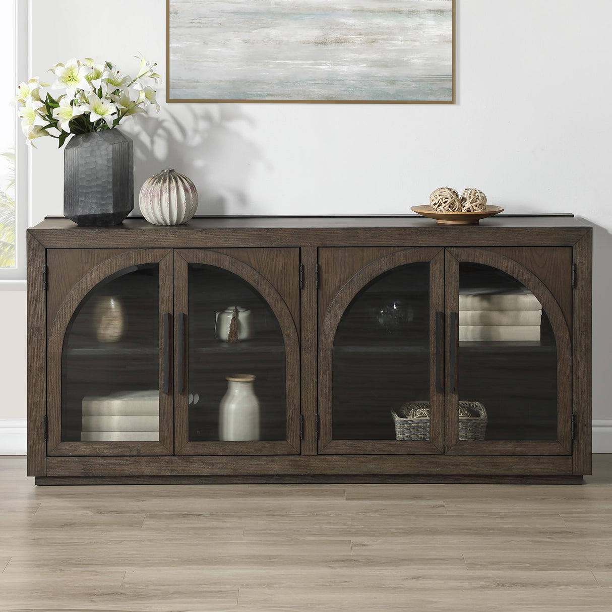 Steve Silver Furniture Burlington BUR500NSV Brown Server IMAGE 6