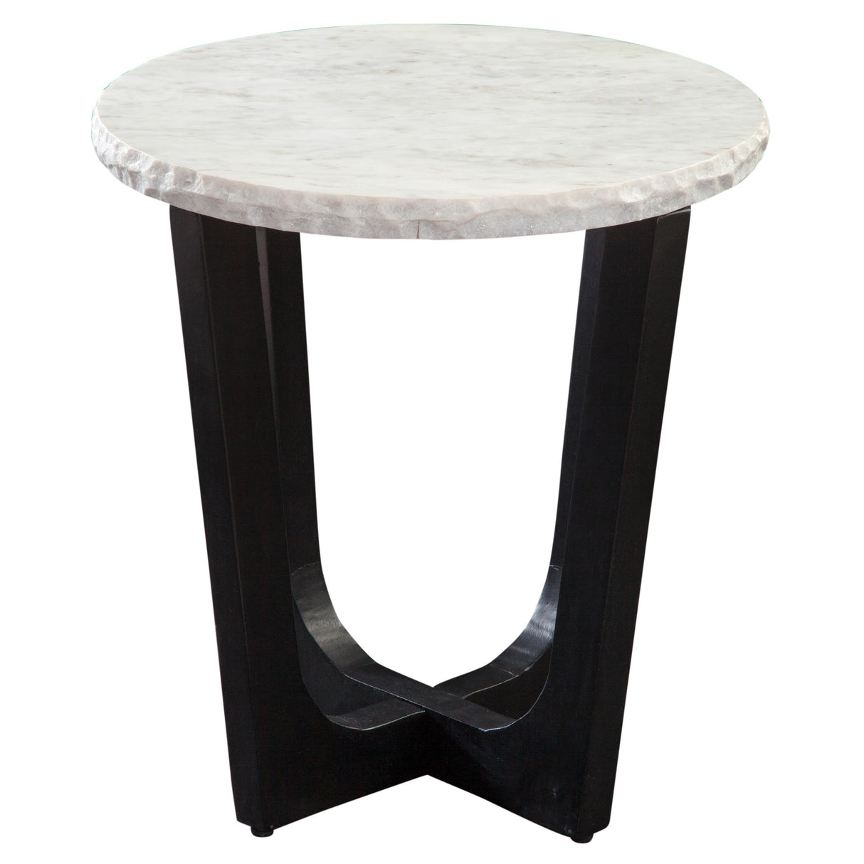 Steve Silver Furniture Chrissy CH200WRE White Marble Top End Table IMAGE 2