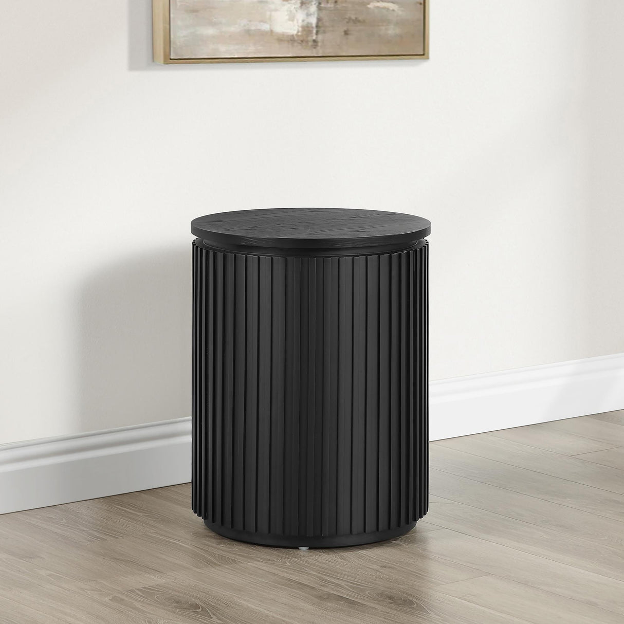 Steve Silver Furniture Colvin COL100KE Black End Table IMAGE 4