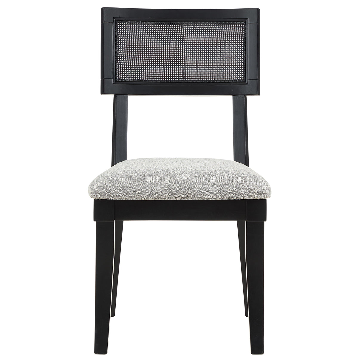 Steve Silver Furniture Colvin COL500KS Black Cane Side Chair IMAGE 2