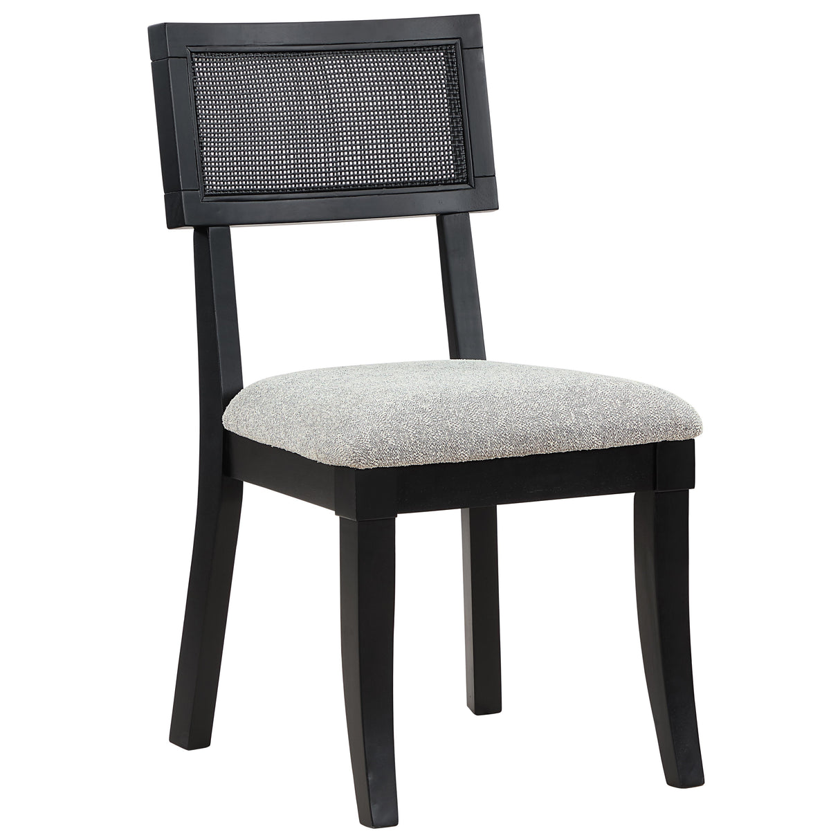 Steve Silver Furniture Colvin COL500KS Black Cane Side Chair IMAGE 3