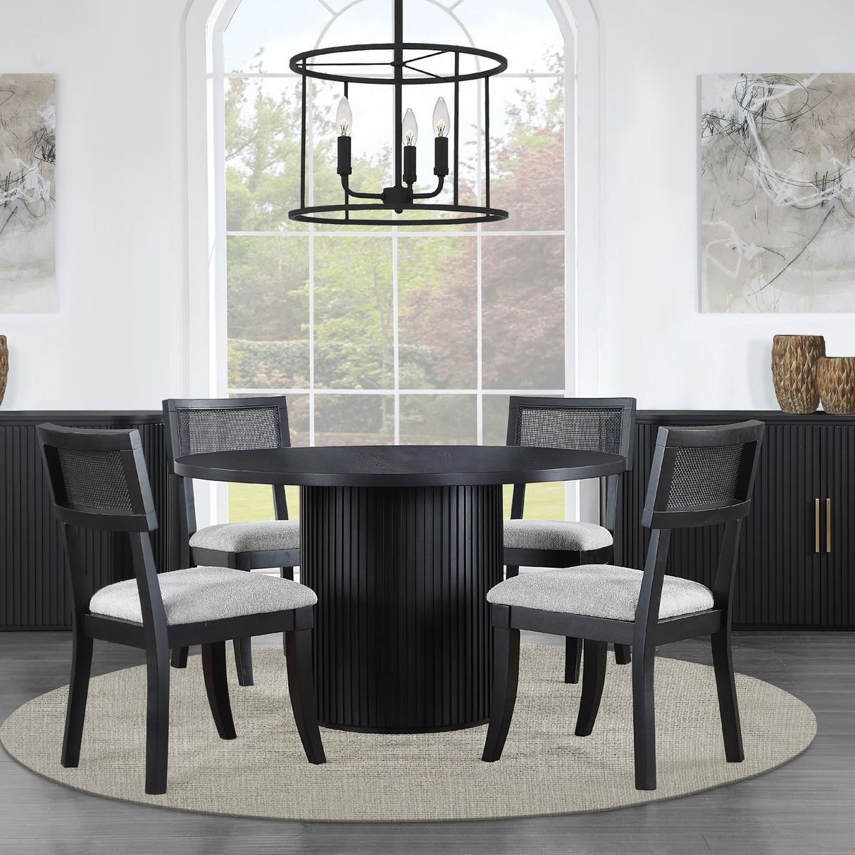 Steve Silver Furniture Colvin COL500KSV Black Server IMAGE 7