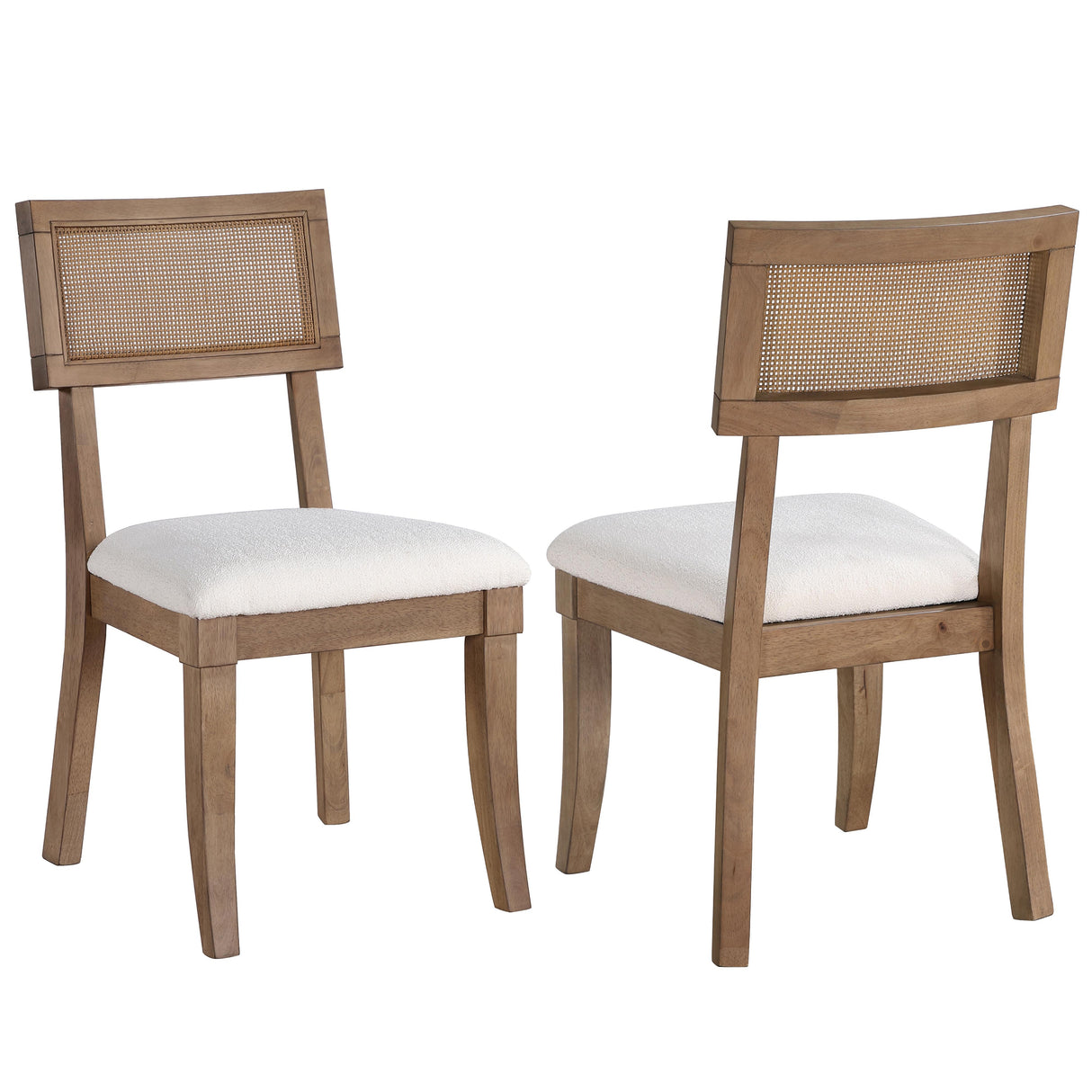 Steve Silver Furniture Colvin COL500NS Brown Cane Side Chair IMAGE 1