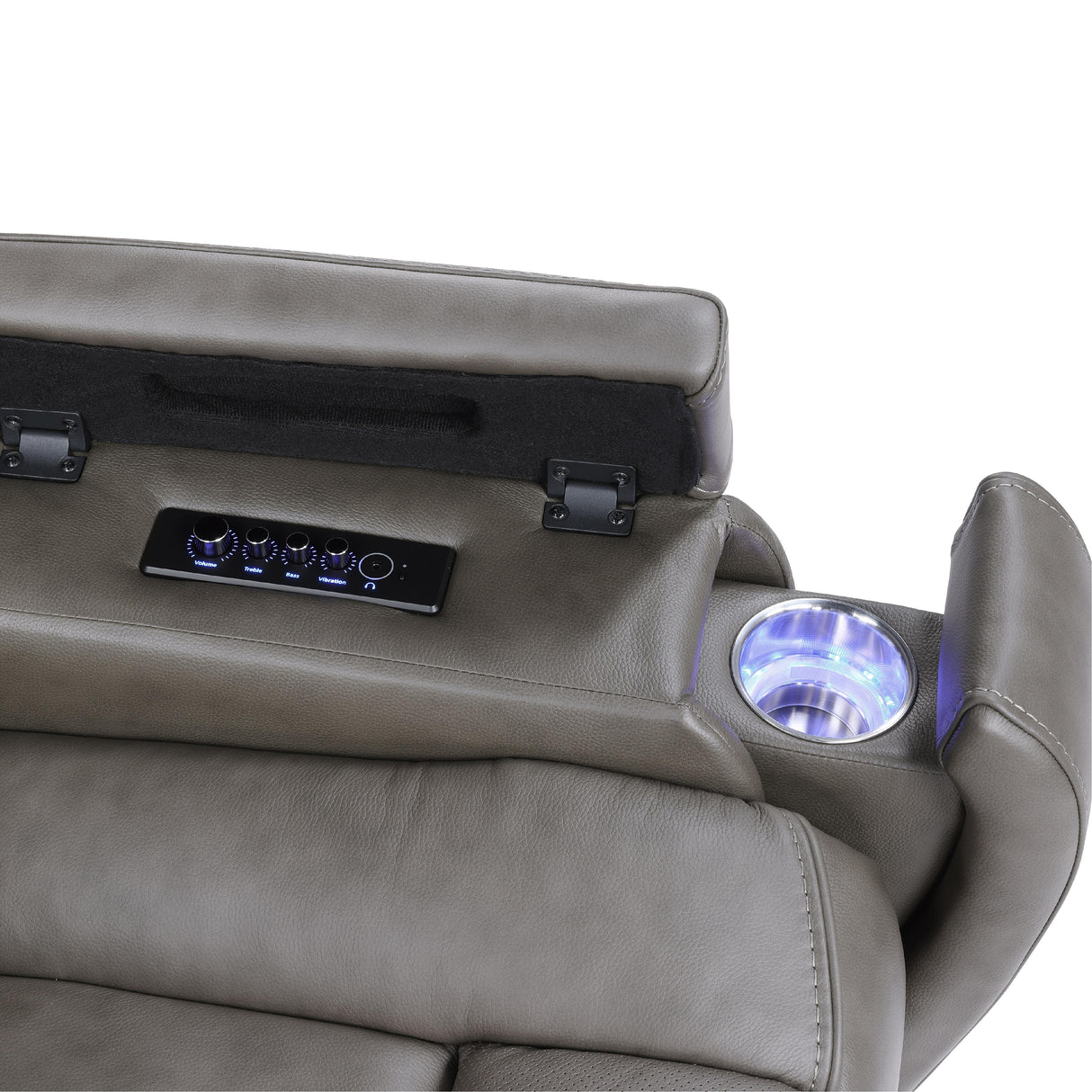 Steve Silver Furniture Daniel DAE800C Triple Pwr Leather Theater Recliner IMAGE 8