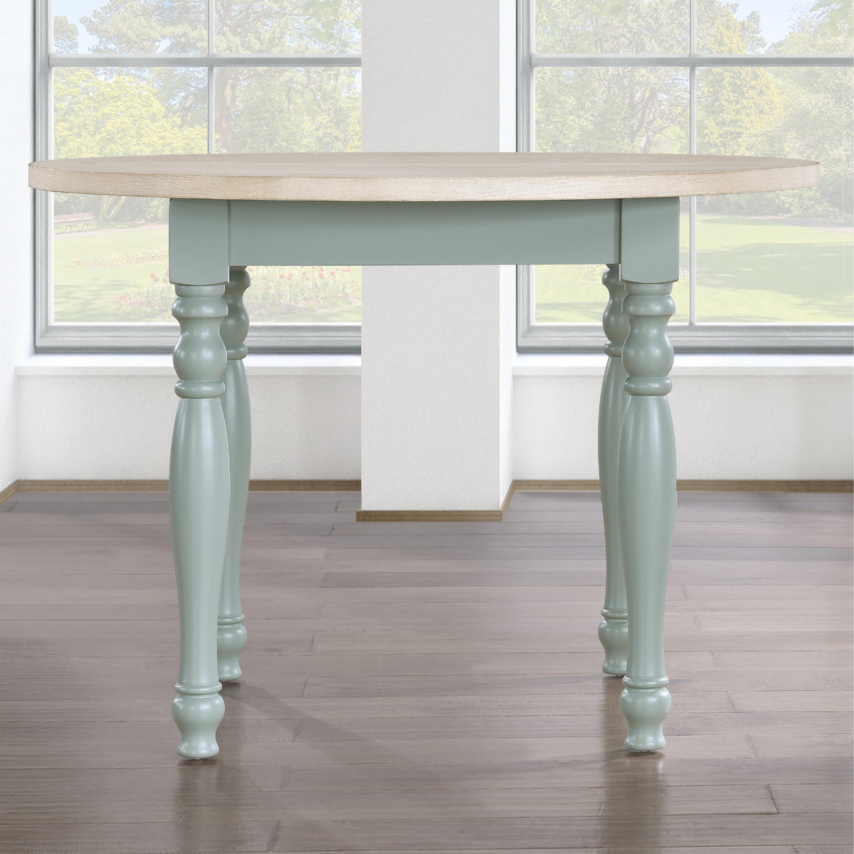 Steve Silver Furniture Darcy DAR4242ET Green Round Table IMAGE 6