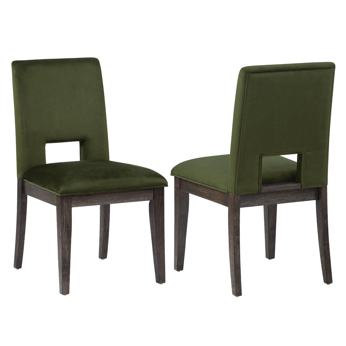 Steve Silver Furniture Evan EVA500NES Green Side Chair IMAGE 1