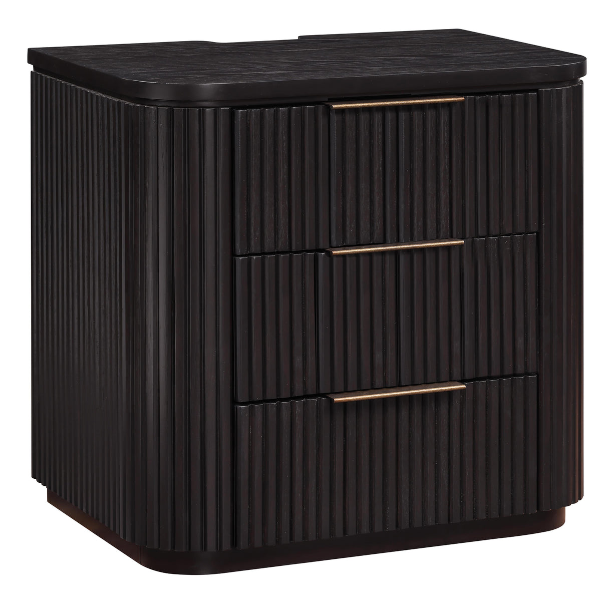 Steve Silver Furniture Henry HEN900NNS Espresso Nightstand w/ USB-C IMAGE 2