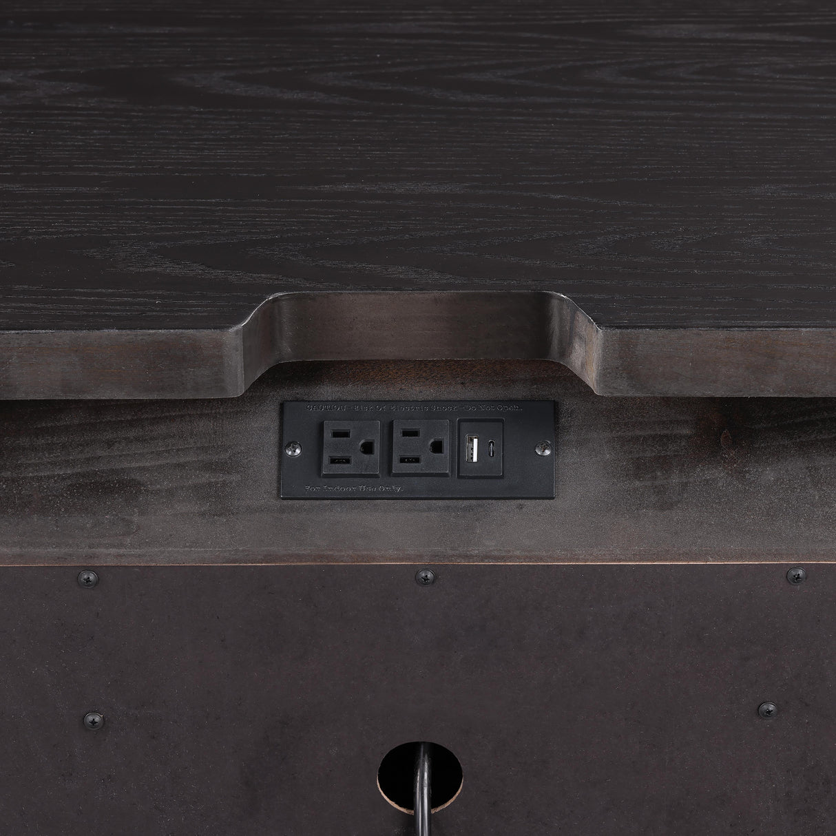Steve Silver Furniture Henry HEN900NNS Espresso Nightstand w/ USB-C IMAGE 7