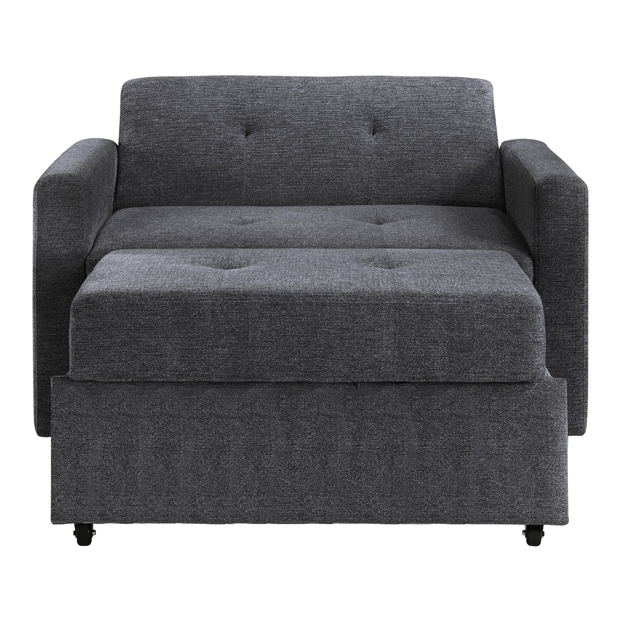 Steve Silver Furniture Noah NOA800GCT Gray Chair w/ Twin Sleeper IMAGE 3